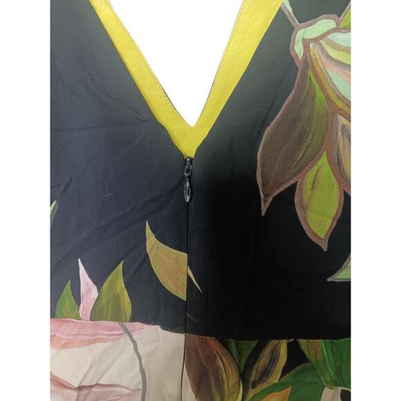 Christian Siriano  Hawaiian Print Tie Strap Dress SZ 10 Retail $1,200 - Picture 12 of 16